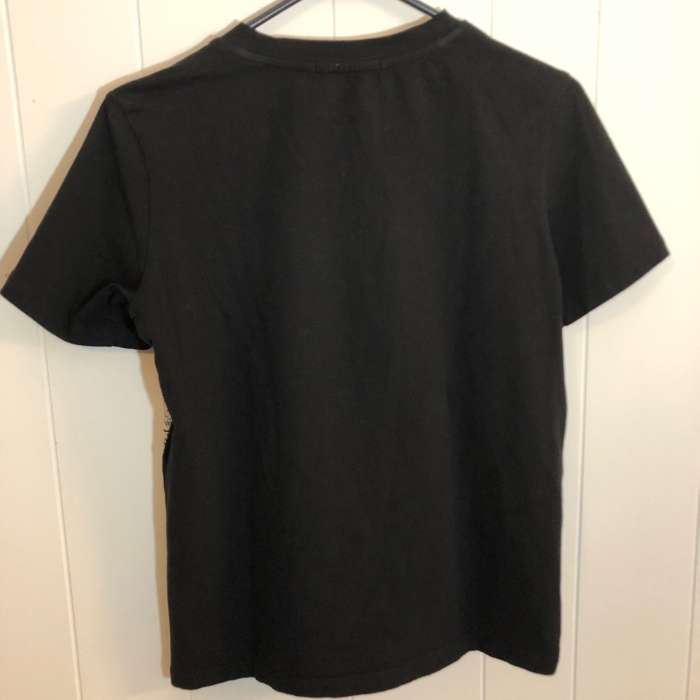 Amz Fleur Black/White T-Shirt Small View 4